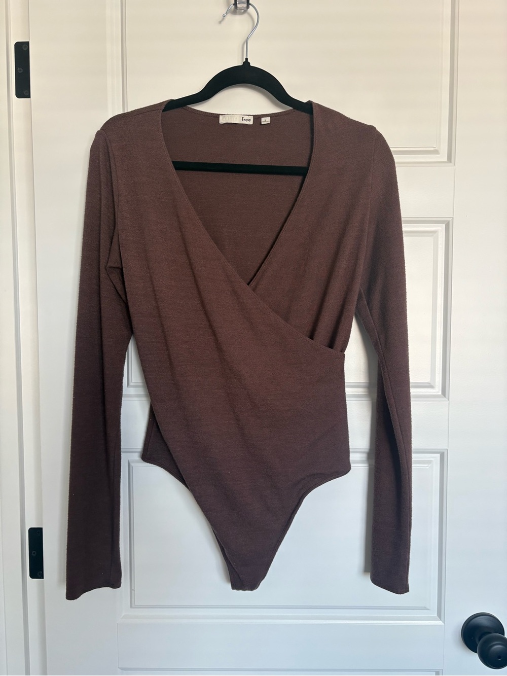 Wilfred Free Wrap Long Sleeve Bodysuit (L)